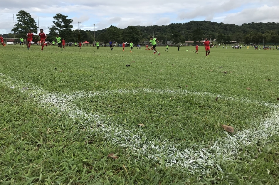 firm ground football pitch